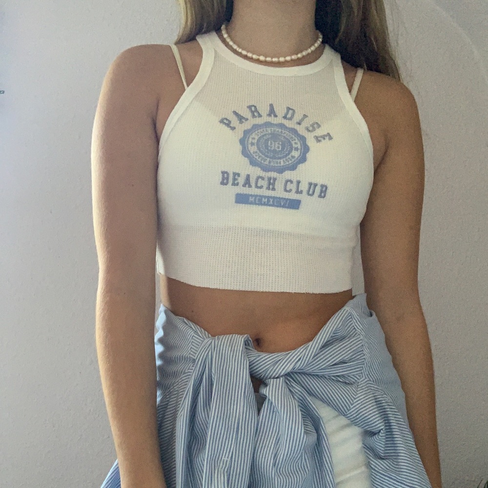 waffle tank top